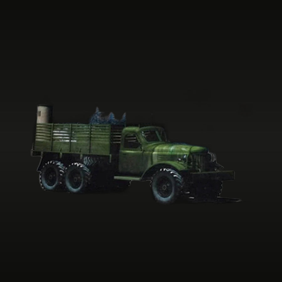 Soviet ZIL-157 6x6 Army Truck 1/72 Scale Resin Model Kit - unpainted resin model kit