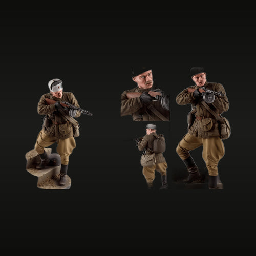 Soviet Red Army Soldier WW2 1:16 120mm Resin Figure Kit