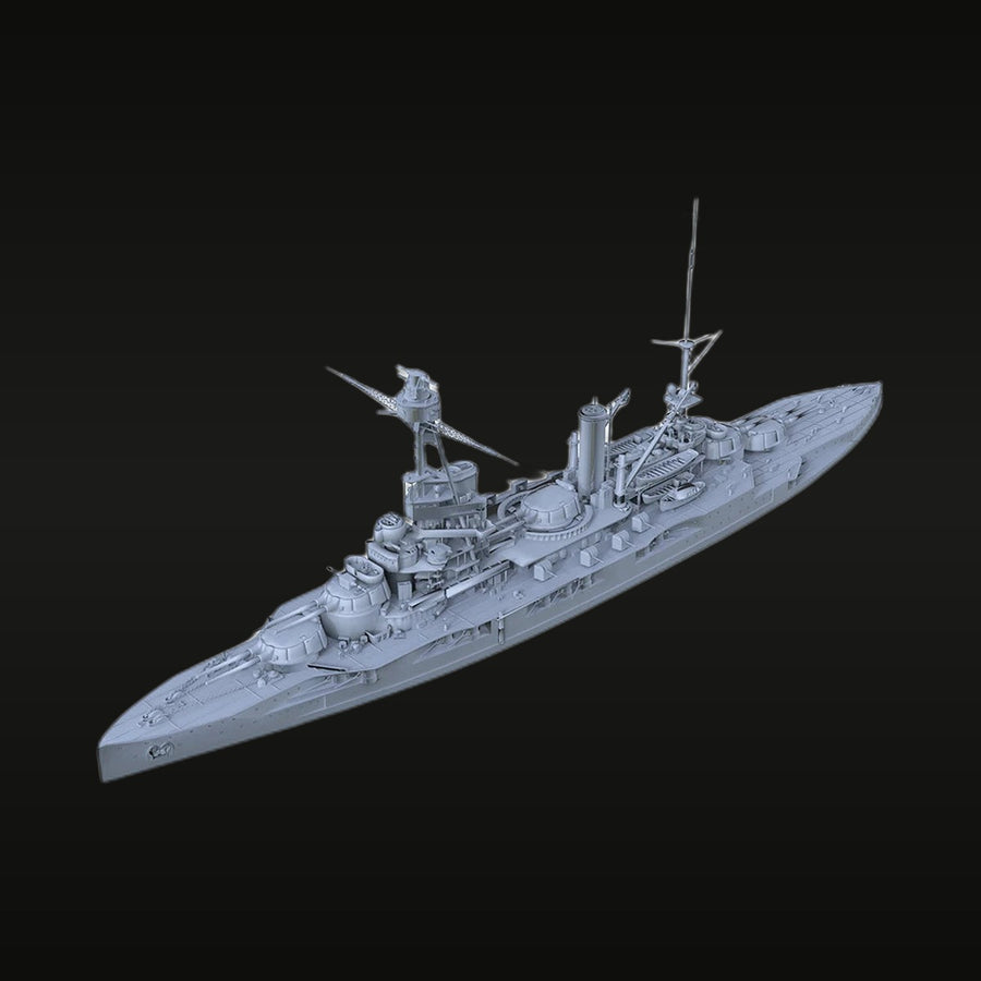 French Bretagne-Class Battleship 1/3000 Scale Resin Model Kit - unpainted resin model kit