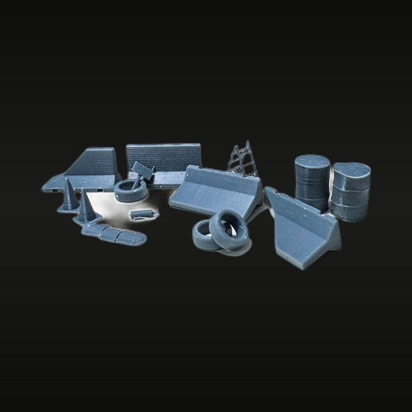 Ho Scale Gas Station Junk Diorama Scenery 1/87 Resin Model Kit