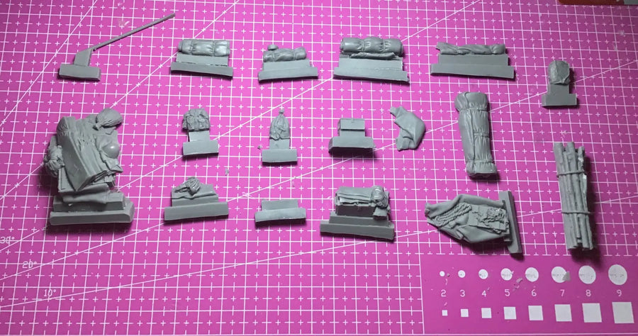 1/35 Resin Model Figure Gk，Tank Accessories , Unassembled and Unpainted Kit