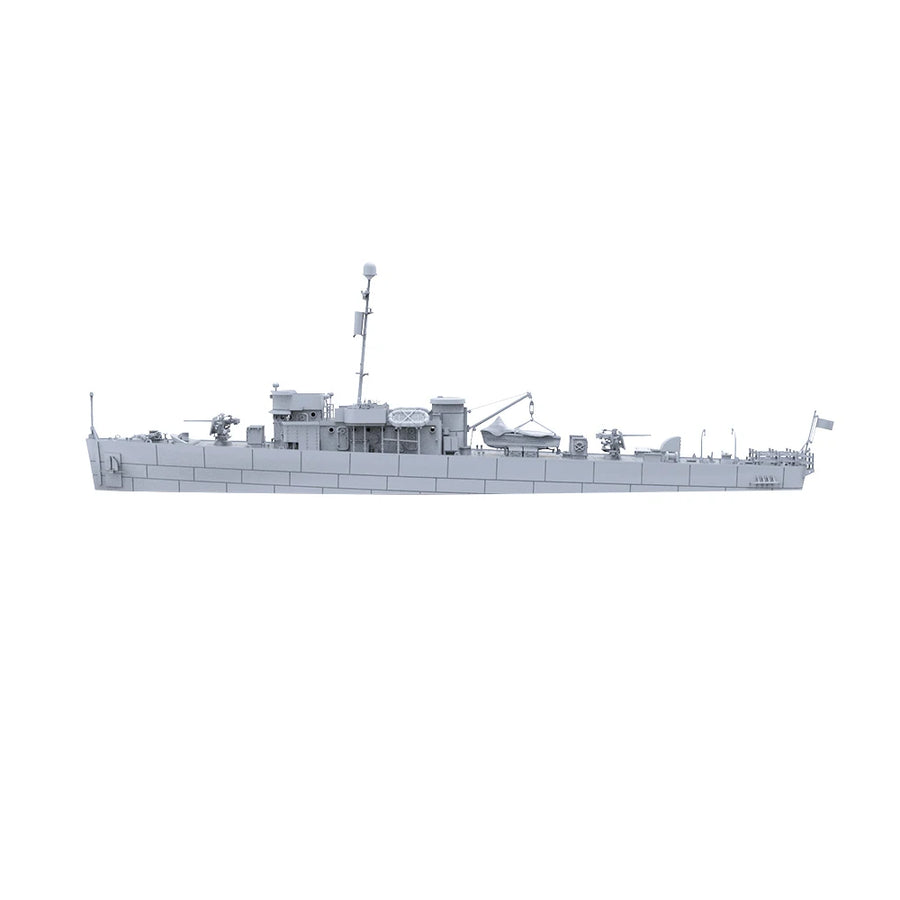 MRY-SFW SSC599-A 1/350 Military Model Kit USS PC-461 Class Carmi Sub-Chaser Miniature Static Model