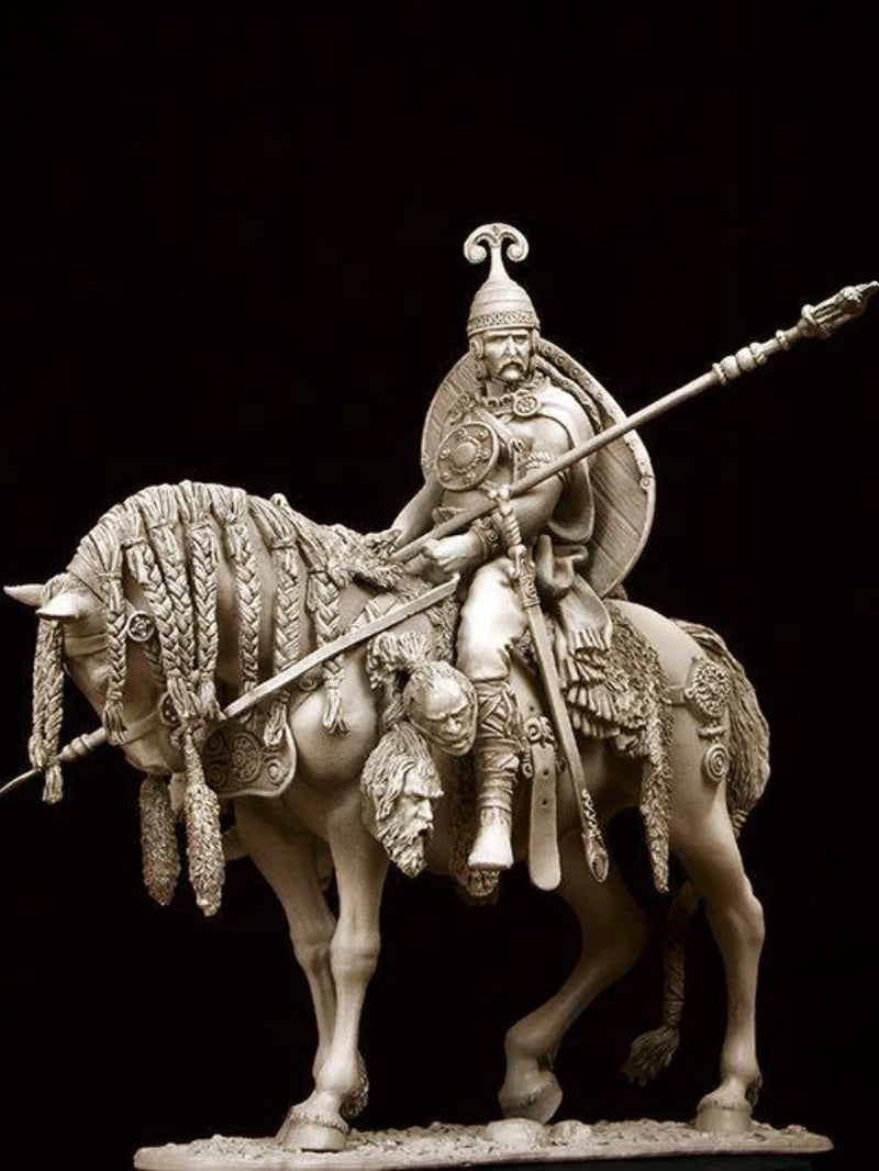 Ancient Greek Hellenistic Commander on War Elephant 75mm Resin Figure Kit - resin model view 5