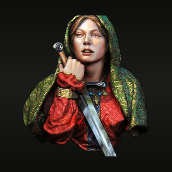 Medieval Noblewoman with Sword and Mirror 1/10 Resin Bust