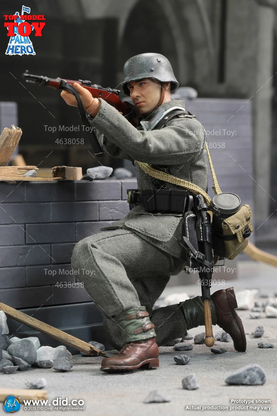 DID XD80029 1/12 WWII Germany National Defense Force Infantry Set 6'' Male Soldier Action Figure Body Dolls Model Collectible