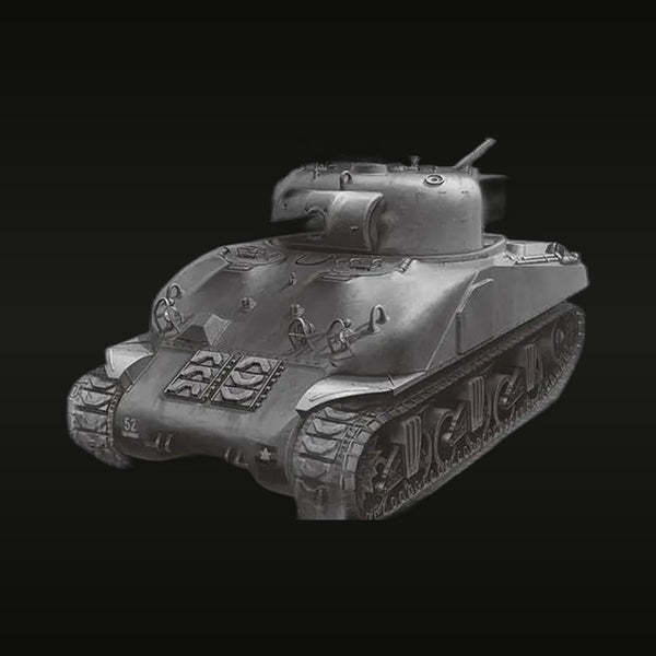 WWII US/Allied M4A1 Sherman Tank 1/35 Resin Vehicle Kit