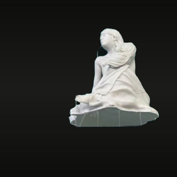 Seated Classical Girl 1/24 Resin Figure Kit