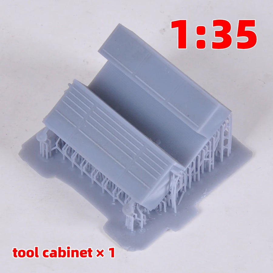 Assembly Locker Tool Cabinet Tool Chests Tool Rack Soft Decoration Sand Table Diorama Scale Model Kit 1/72 1/64 1/35 1/32