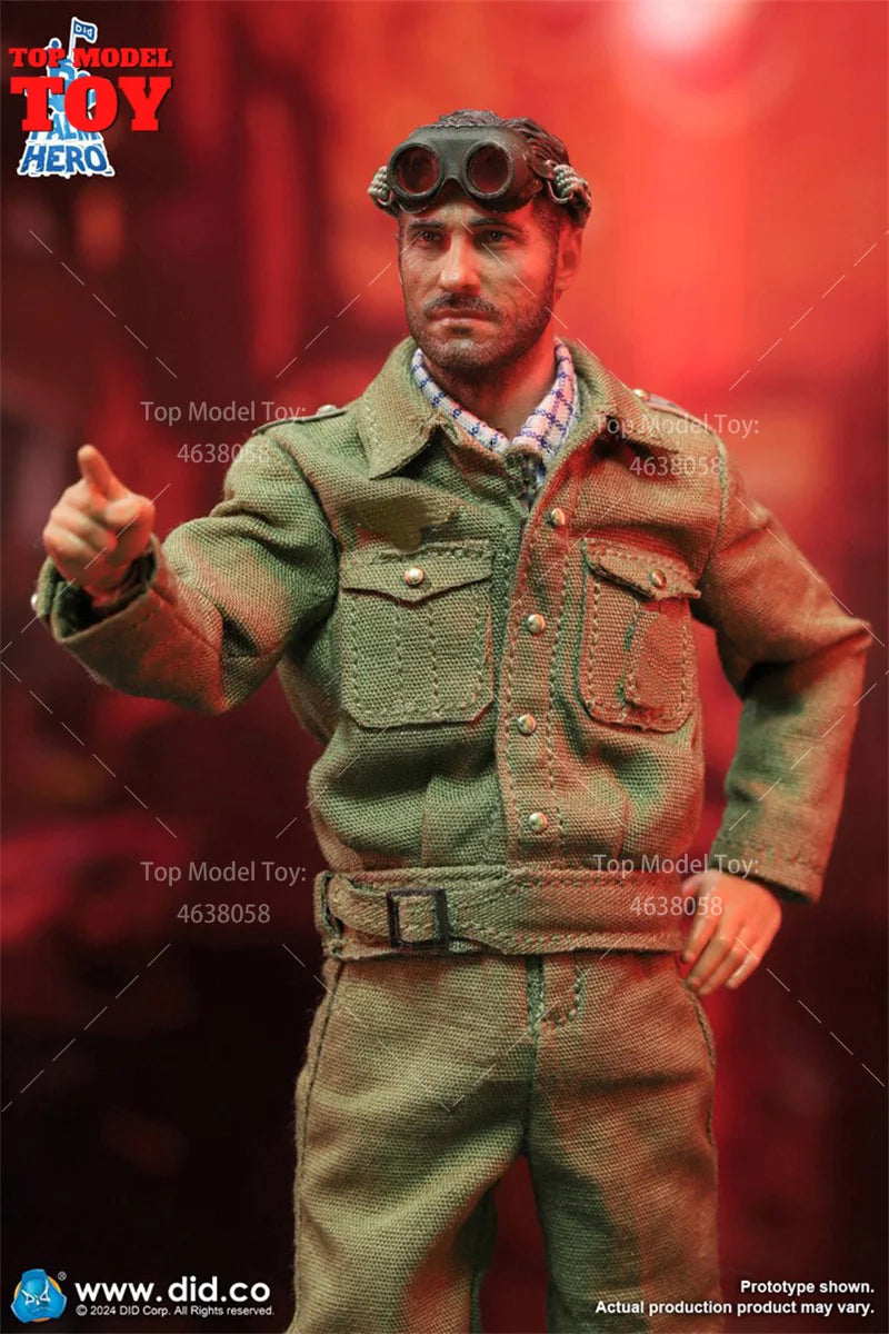 DID XD80026 1/12 Scale WWII Captain Navy Submarine Commander Division Full Set 6'' Male Soldier Figurine Model for Collectible
