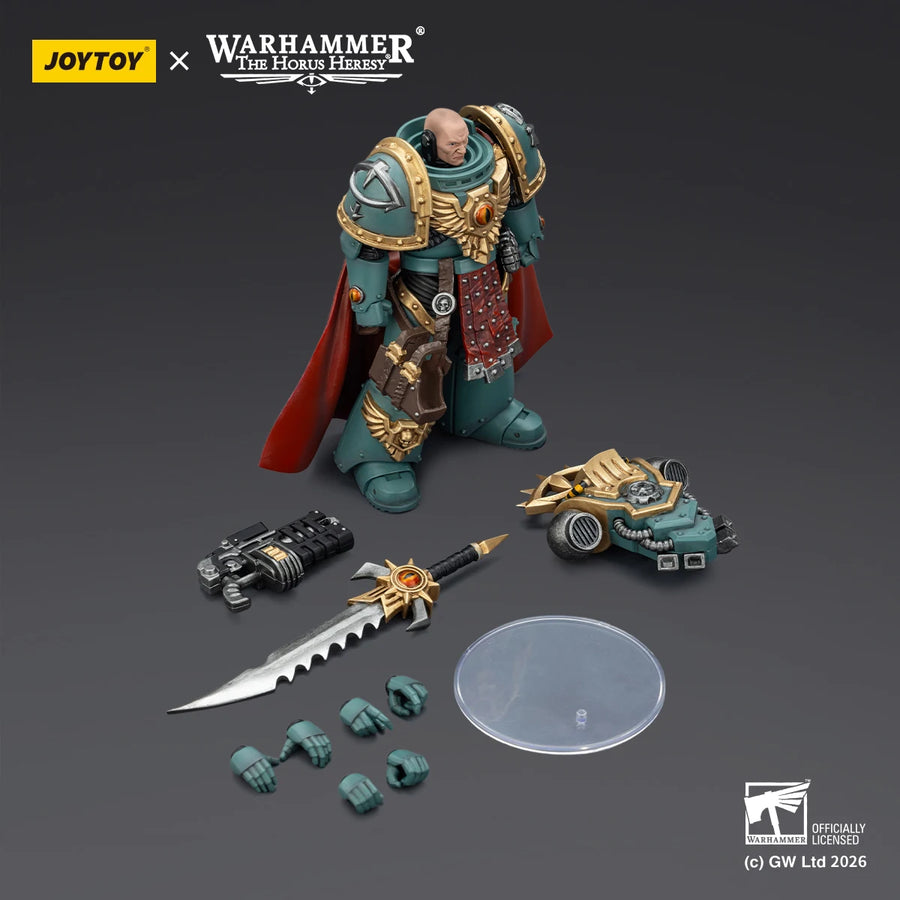 Warhammer the Horus Heresy 1/18 Sons of Horus Tybalt Marr 18Th Company Captain Siege Breaker Action Figure Model Toys