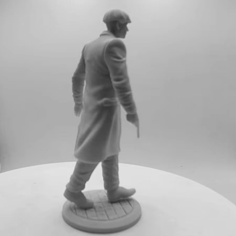 Gangster Boss Arthur Shell 75Mm 1/24 Scale Resin Figure Assembly Model Kit Hobby Miniature Unassembled Unpainted Free Shipping