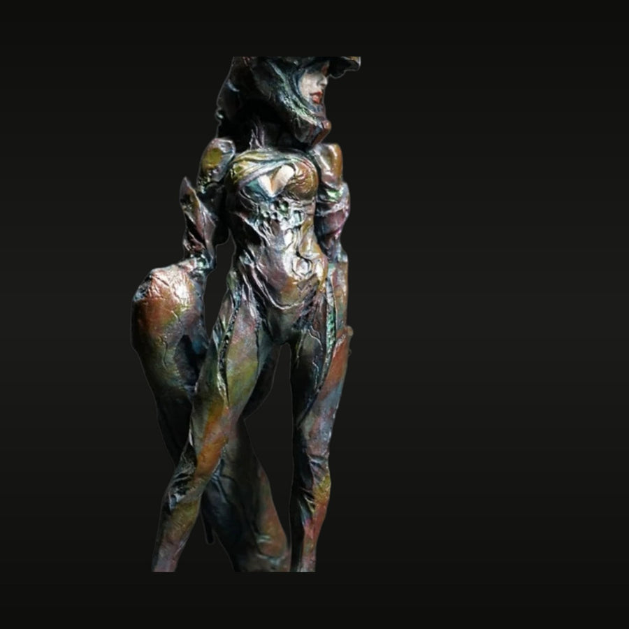 Sci-Fi Female Cyborg Warrior with Ornate Armor 1/20 Resin Figure Kit - unpainted resin model kit
