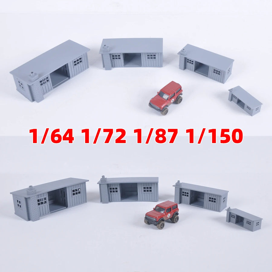 Assembly Architectural Sand Table Waiting Room Ticket Office Building Railway Railroad Diorama Scale Model Kit 1/64/72/87/150