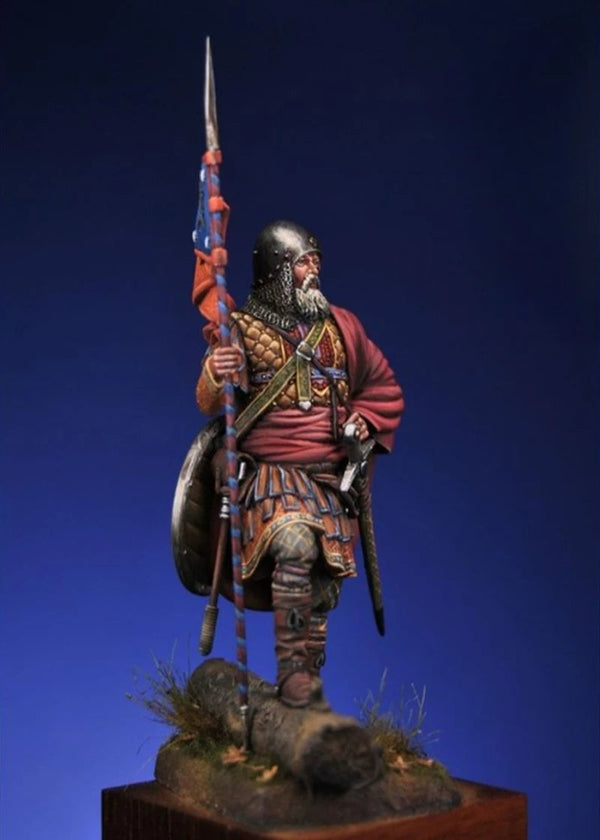 Ancient Roman Legionary Commander with Spear & Shield 1/24 Resin Figure Kit