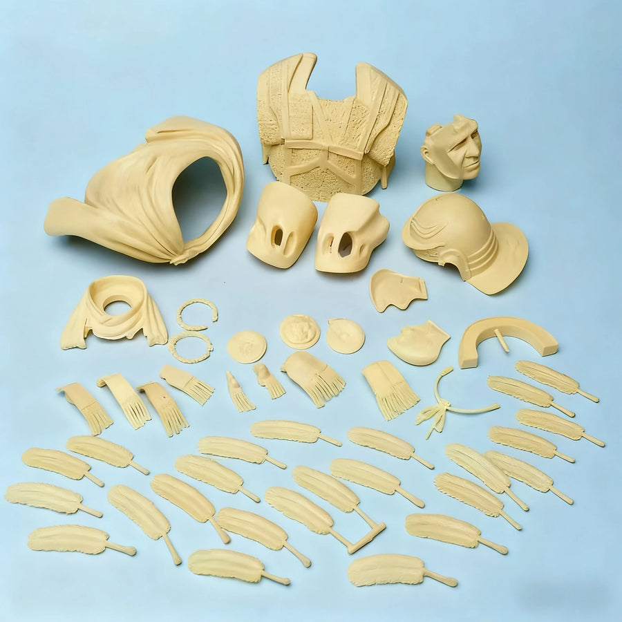 1/8 Casting Resin Model Assembly Kit, GK, Roman Warrior Bust Model, Unpainted