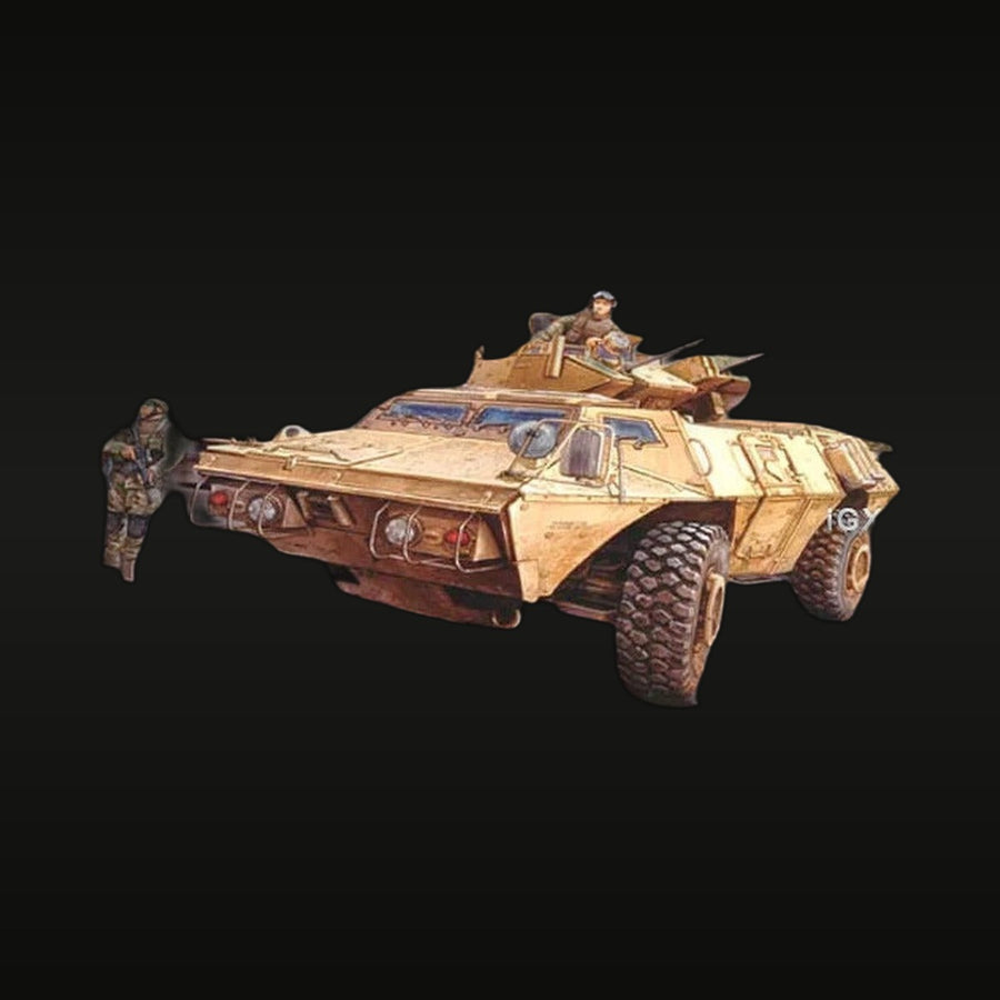Modern US M1117 Guardian Armored Vehicle with Crew 1/35 Resin Vehicle Kit - unpainted resin model kit