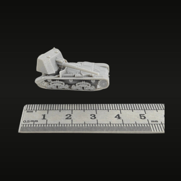 WWII Italian Semovente M41M 90/53 Self-Propelled Gun 1/144 Resin Vehicle Kit