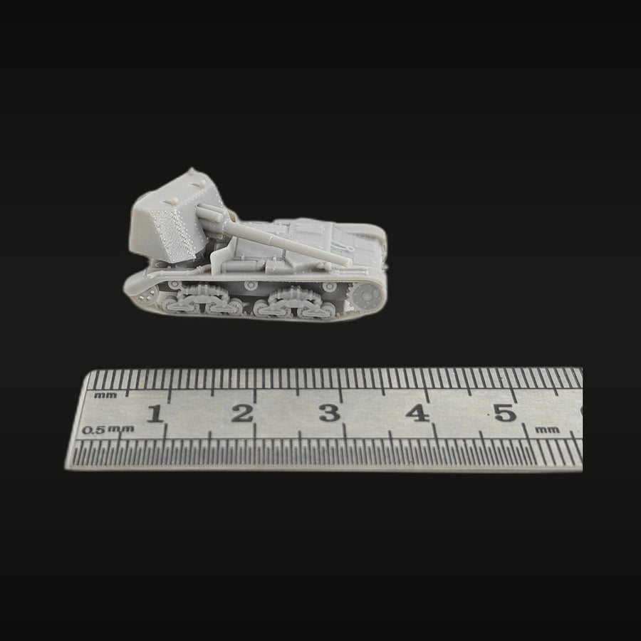 WWII Italian Semovente M41M 90/53 Self-Propelled Gun 1/144 Resin Vehicle Kit - unpainted resin model kit