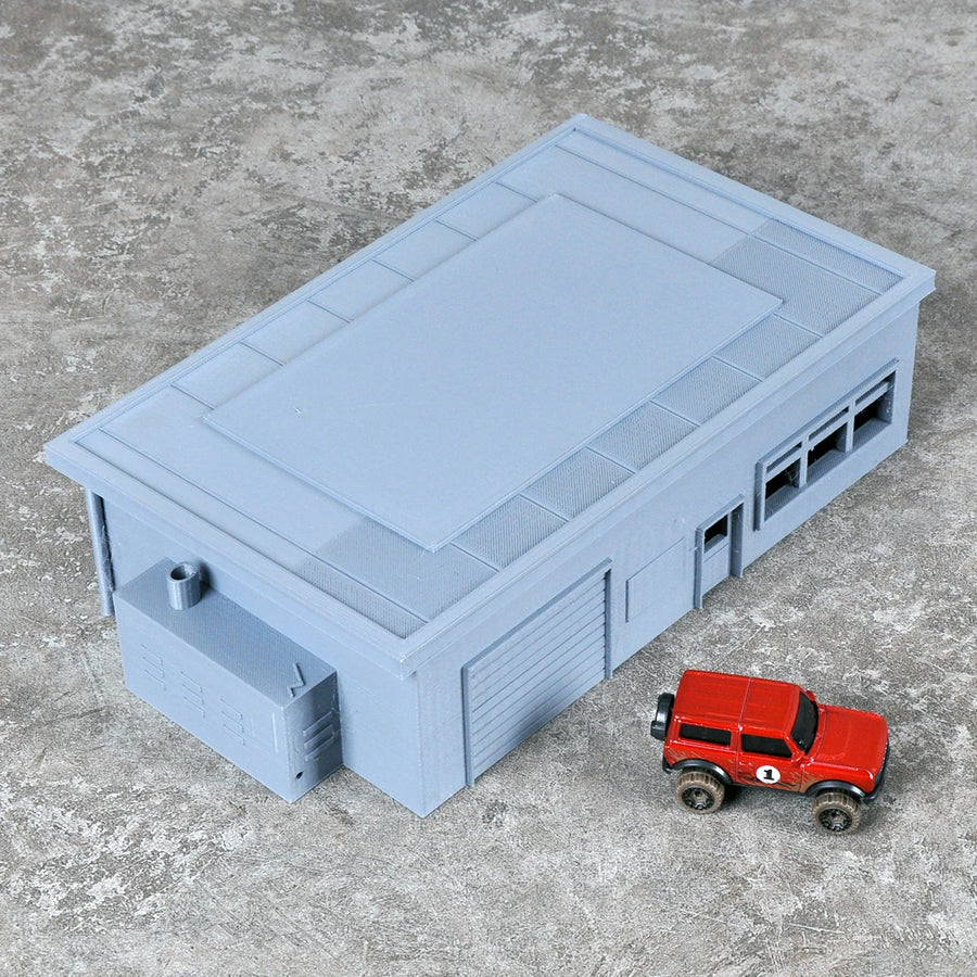 Assembly Architectural Sand Table Bungalow Garage Villa Office Building Railway Railroad Diorama Scale Model Kit 1/64/72/87/150