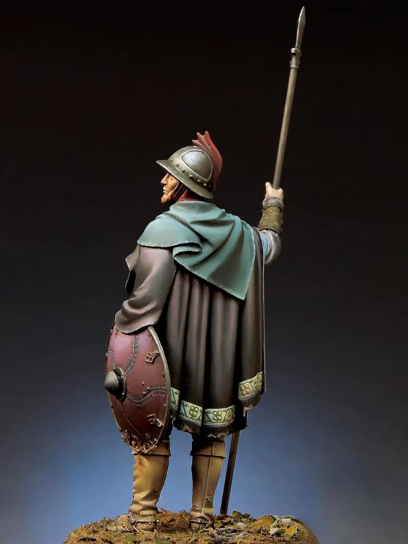 Ancient Roman Infantry Officer Segmented Armor Resin Figure Kit - resin model view 3