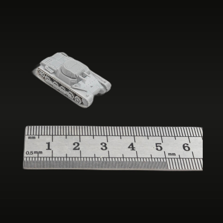 WWII German Panzer I Light Tank 1/144 Resin Vehicle Kit - unpainted resin model kit