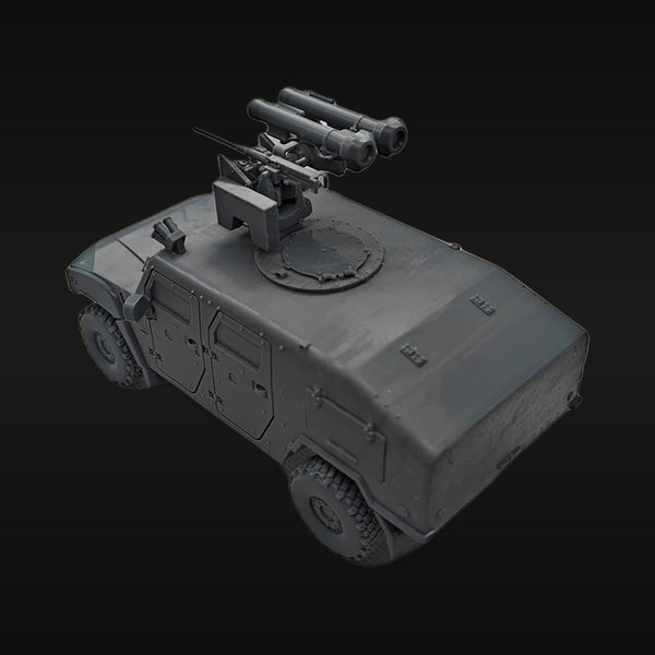 Modern South Korean Light Tactical Vehicle with Missile Launcher 1/48 Resin Kit