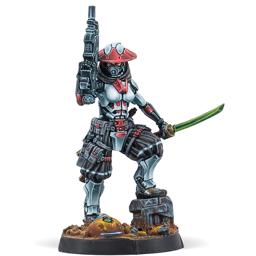 Sci-Fi Bounty Hunter Squad - 28mm Resin Figure Kit Set - resin model view 5