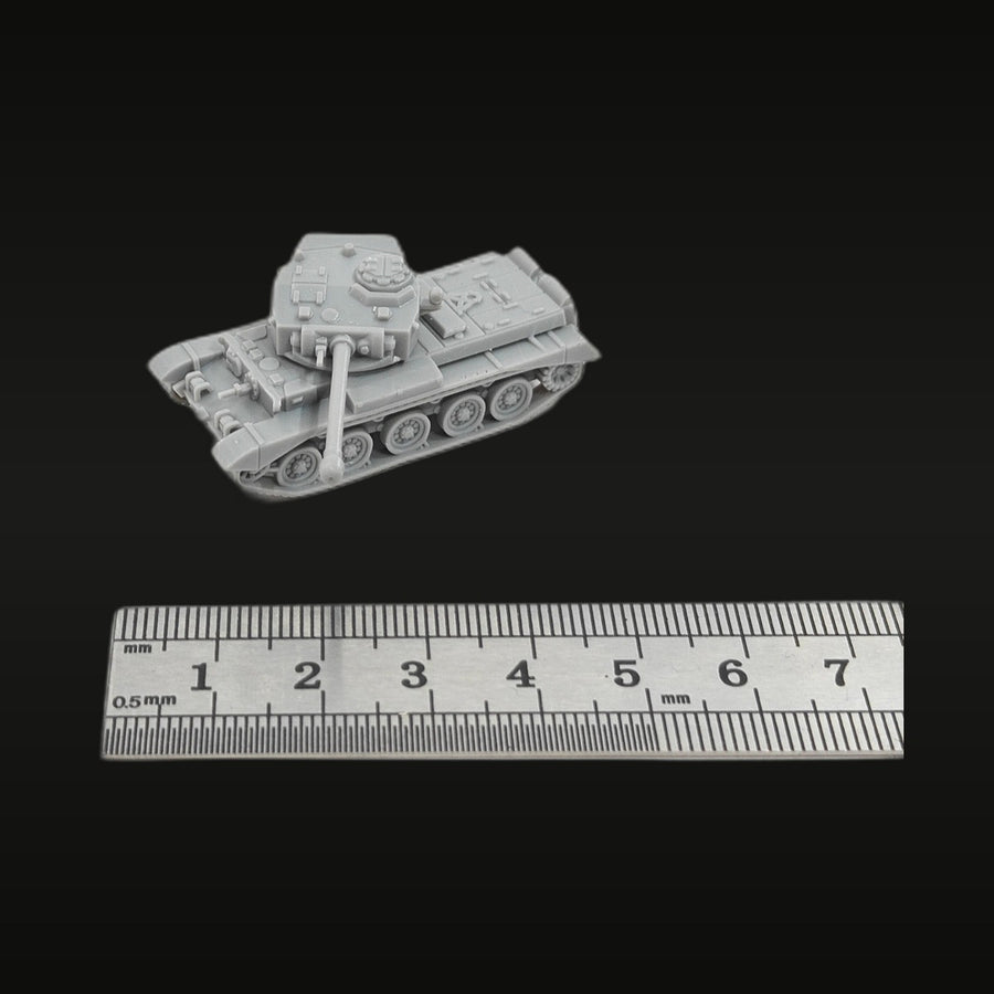 A.34 Comet Cruiser Tank 1/144 Scale Resin Vehicle Kit - unpainted resin model kit