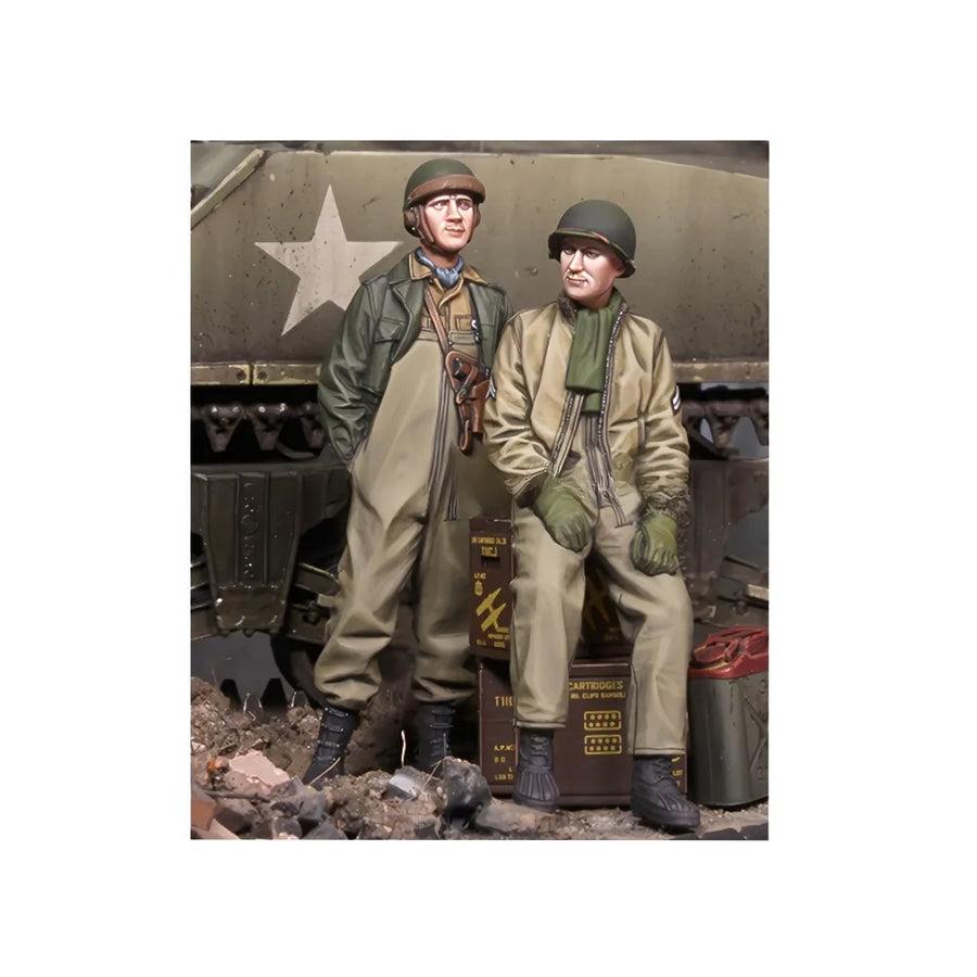 Resin Kit Model Kit US 761St Tank Battalion Set (2 Figures)