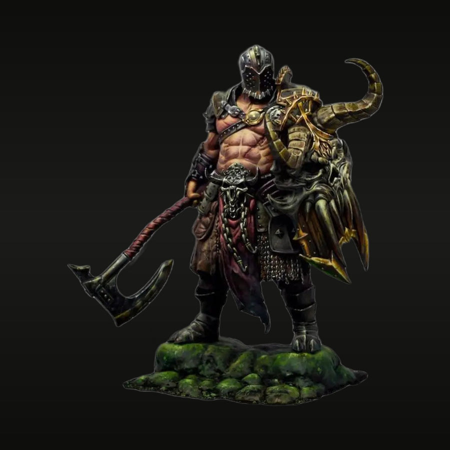 Obitus the Shade-Goth Demon Warrior 1/24 Resin Figure Kit - unpainted resin model kit