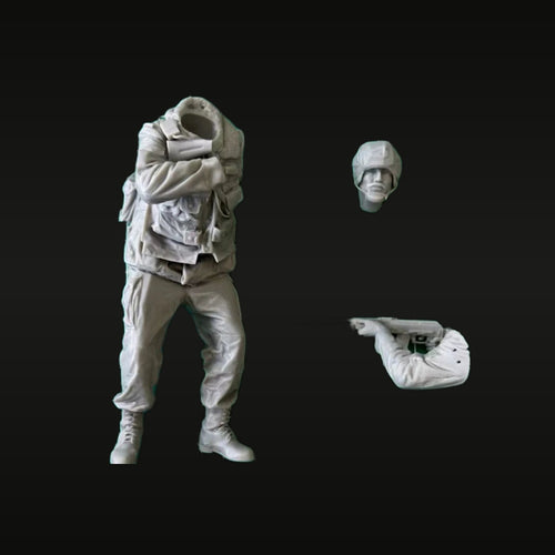Russian Internal Troops Soldier 1/16 Resin Figure Kit