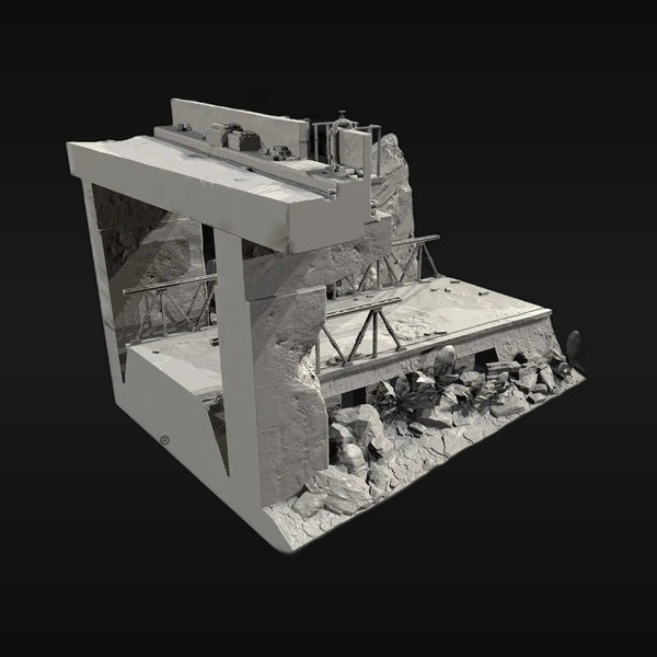 Modern Military Fortified Outpost Diorama 1/35 Resin Kit