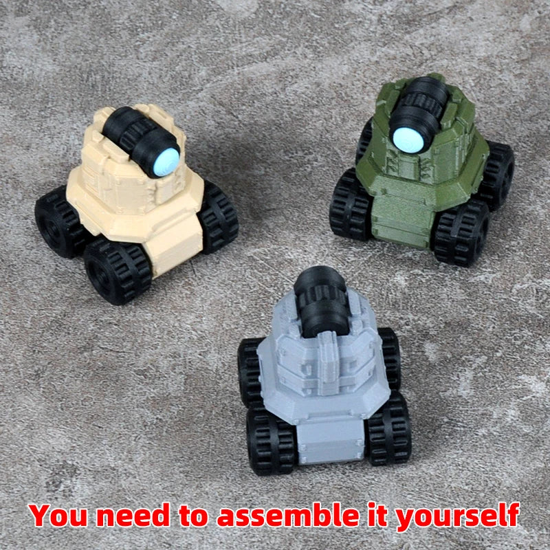 WWII Tank Accessory Parts Set: Turrets, Wheels & Mufflers 1/35 Resin Kit - resin model view 5