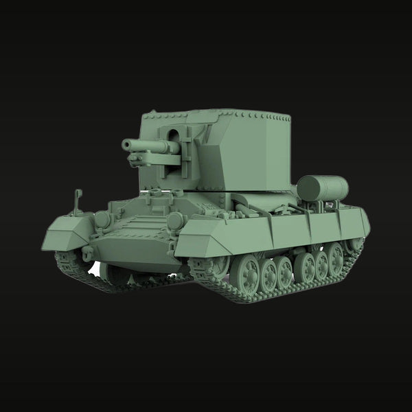 WWII British Bishop Self-Propelled Gun 1/87 Resin Vehicle Kit