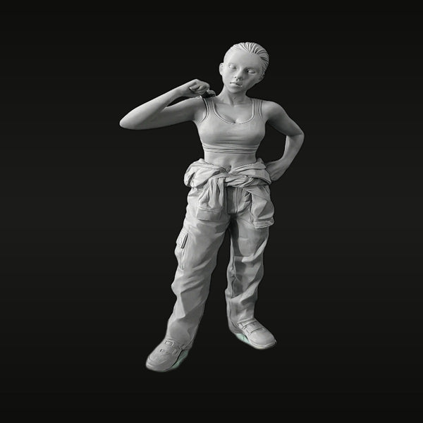 Female Mechanical Technician 1/20 Resin Figure Kit