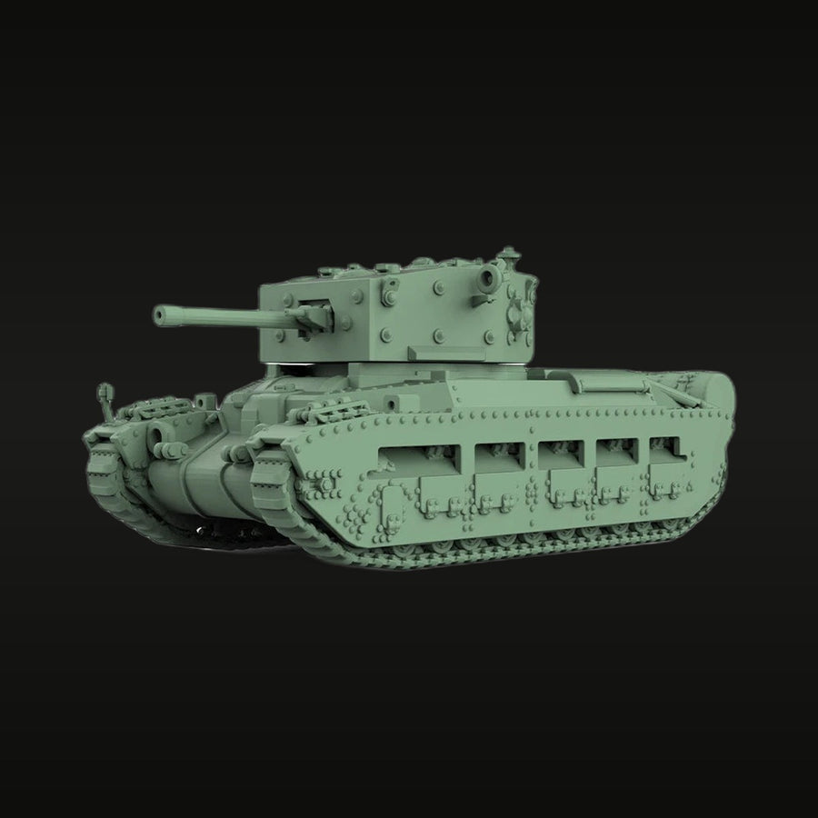 WWII British Matilda Tank 1/220 Scale Resin Vehicle Kit - unpainted resin model kit