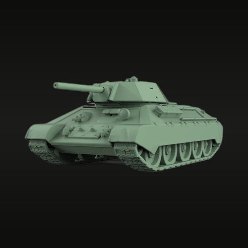 Soviet T-34E Medium Tank 1/56 Resin Model Kit