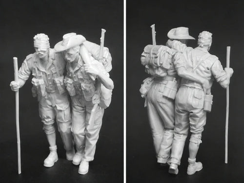 WWII British Commando 2-Figure Set 1/35 Resin Kit