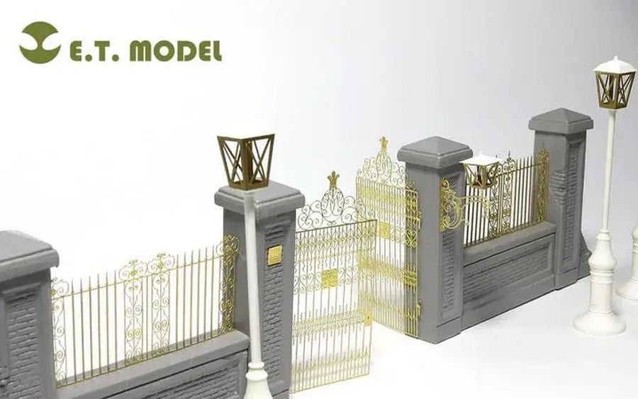 ET Model 1/35 J35-001 Park Gate & Fence Detail up Part for MINIART KIT