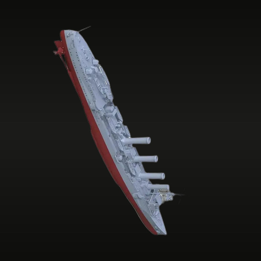Imperial German Light Cruiser SMS Dresden 1/3000 Resin Ship Kit - unpainted resin model kit