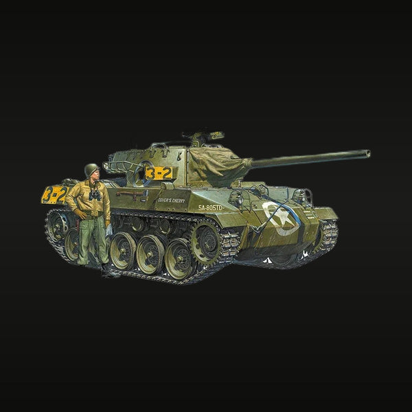 WWII US M18 Hellcat Tank Destroyer with Crew 1/35 Resin Vehicle Kit