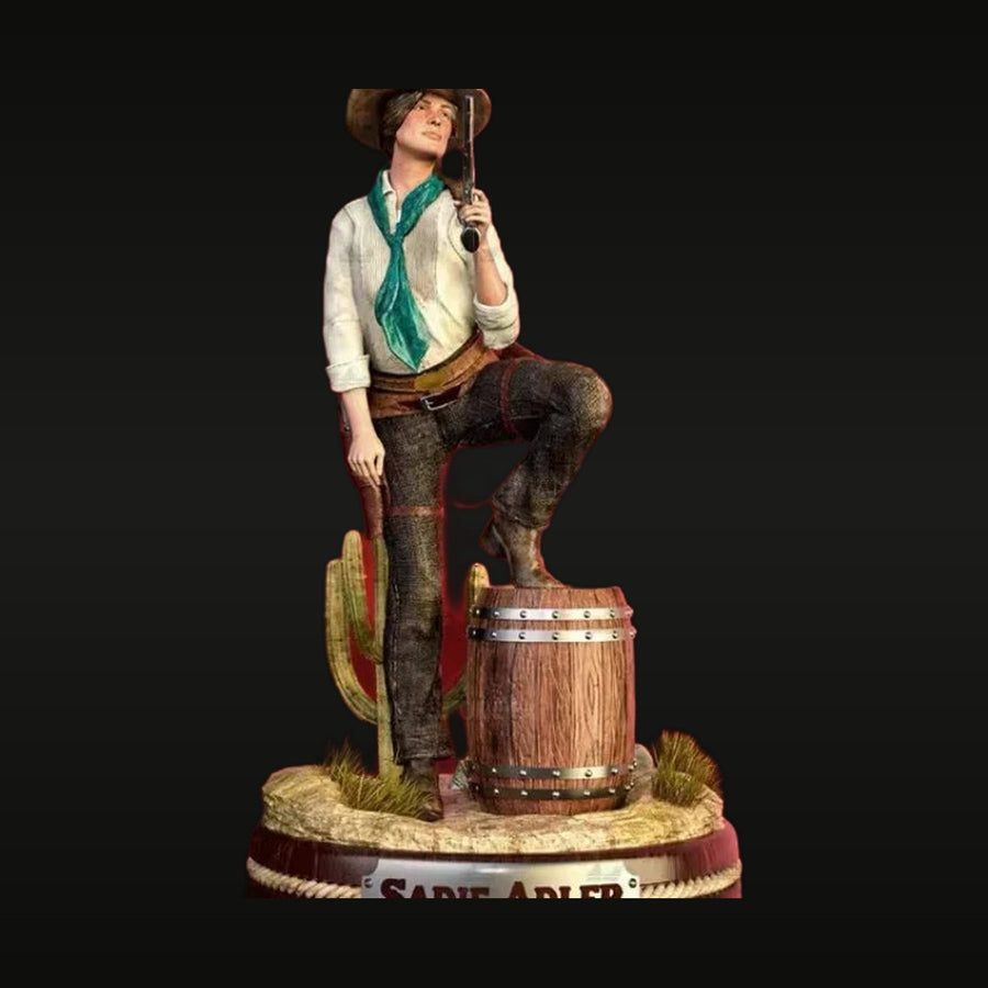 Sadie Adler Western Cowgirl 1/24 Resin Figure Kit - unpainted resin model kit