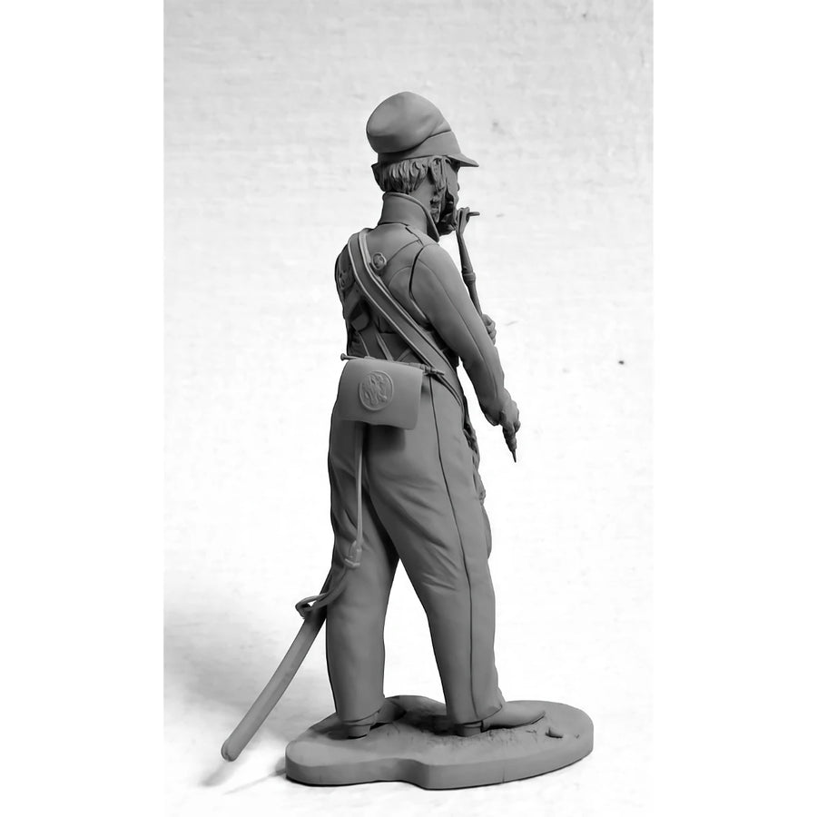 54Mm Resin Unpainted Model Kit, Military Theme, Don Cossack Mounted Artillery Gunner Unassembled and Unpainted GK