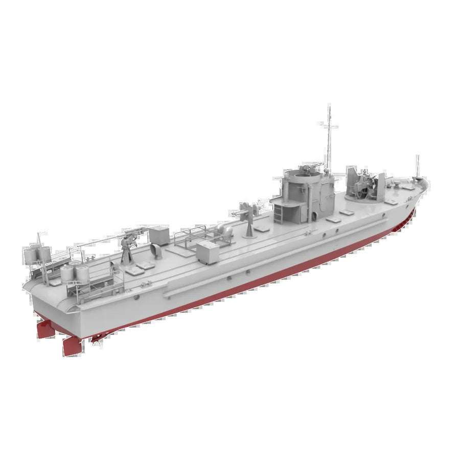WWII Military Landing Ship LST 1/125 Resin Model Kit - resin model view 3