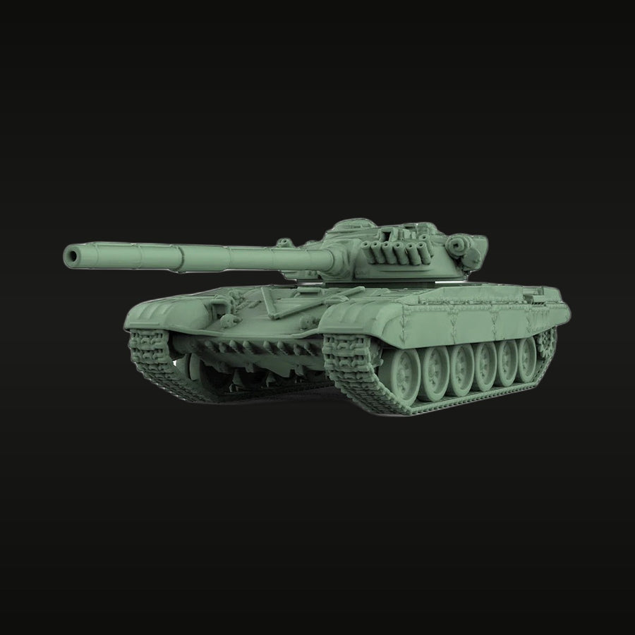 Soviet T-72 Main Battle Tank 1/144 Resin Vehicle Kit - unpainted resin model kit