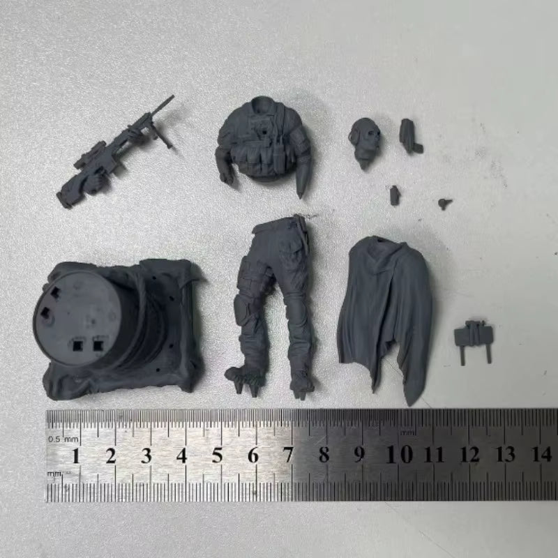 1/24 Scale Modern Special Forces Resin Figure Assembled Model Kit Hobby Miniature Toy Unassembled and Unpainted
