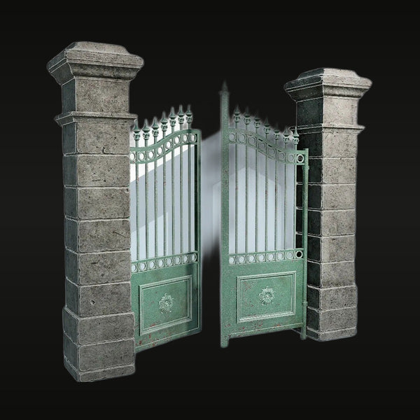 Wrought Iron Gate 02 1/35 Resin 3D Print Kit