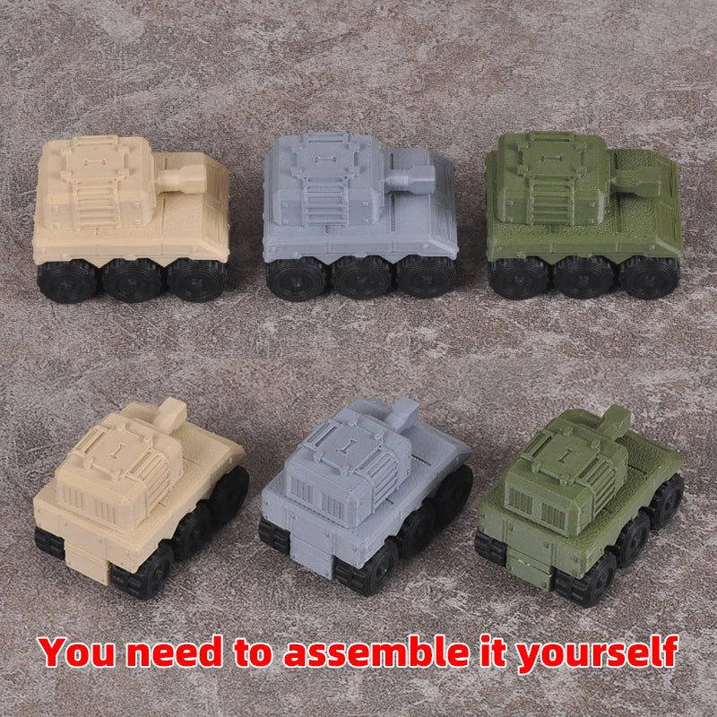 WWII Armored Car 3-Kit Assortment Resin Vehicle Set - resin model view 4