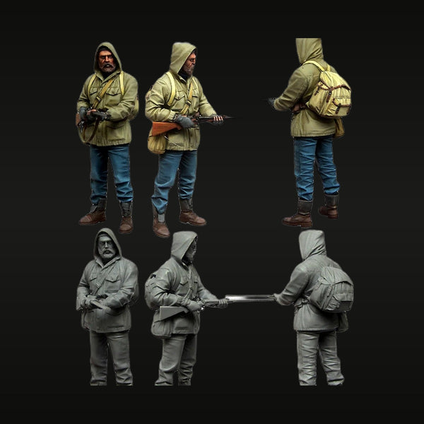 Post-Apocalyptic Survivor Squad Set 6 Figures 1/35 Resin Kit