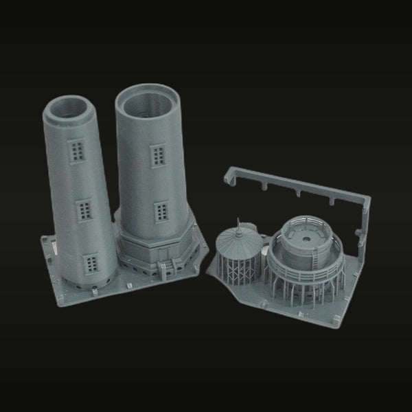 Sci-Fi Industrial Complex Diorama Terrain Resin Kit